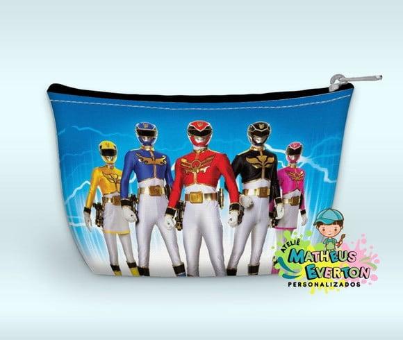 Necessaire Power Rangers Megaforce (faço Outras Temporadas)
