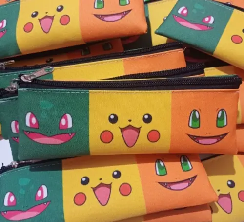 10 estojo slim tam:19x7cm Pokémon