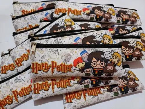 25 Estojos Slim Personalizado Harry Potter Tam: 19x7