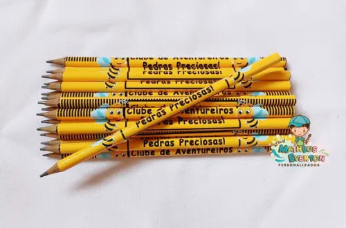 25 Lapis Personalizado Abelinha
