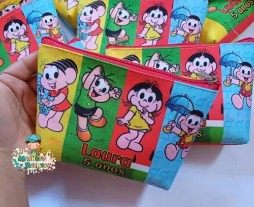 25 Necessaires Personalizada Turma da Mônica