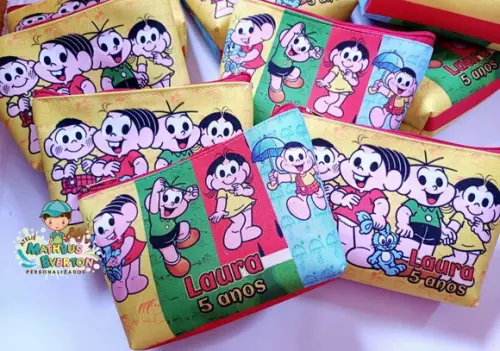 25 Necessaires Personalizada Turma da Mônica