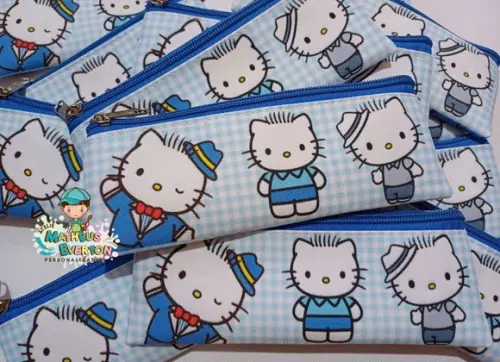30 Estojos Slim Dear Daniel (hello Kitty) Tam: 19x7cm