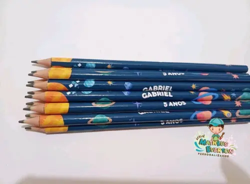 30 Lapis Personalizado Espaço (fazemos Todos os Temas)