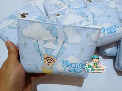 30 Necessaires Personalizada Ursinho Baloeiro