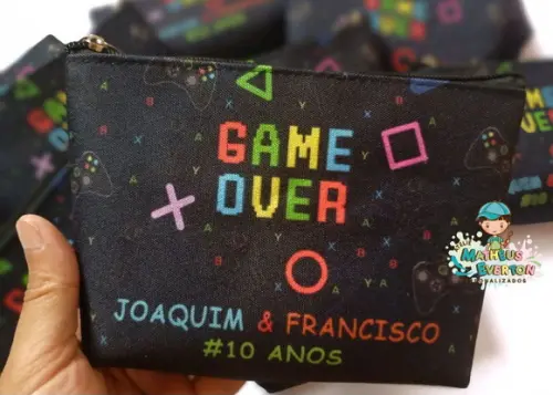 30 Necessaires Personalizada Vídeo Game