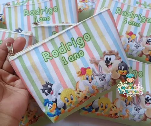 35 Necessaires Personalizada Baby Loney Tuney
