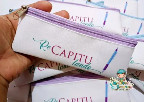 40 Estojos Slim Tam:19x7cm, Personalizamos com Sua Logo
