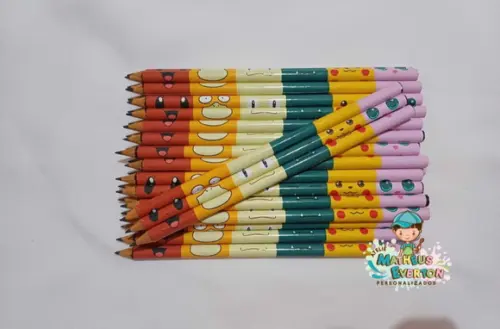 40 Lapis Personalizado Pokémon