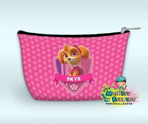 40 Necessaire Personalizada Patrulha Canina