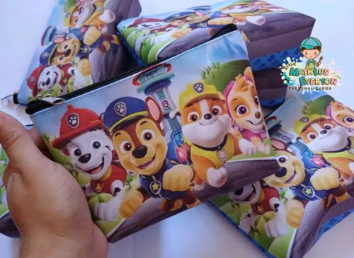 40 Necessaires Personalizada Patrulha Canina