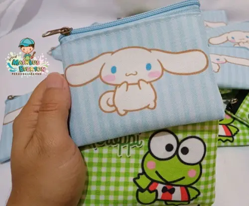 40 Porta Moedas Hello Kitty Tamanho: 10x12cm