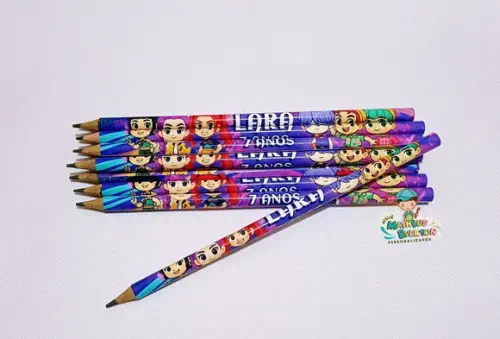 45 Lapis Personalizado Guerreiras de K-pop Cute