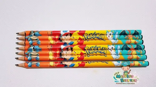 45 Lapis Personalizado Pokémon