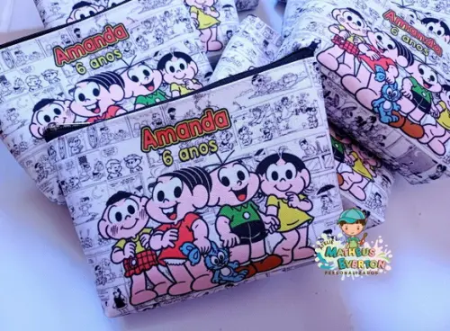 45 Necessaires Personalizada Turma da Mônica