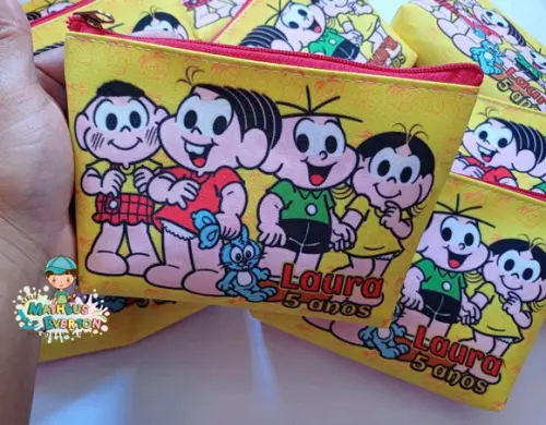 45 Necessaires Personalizada Turma da Mônica