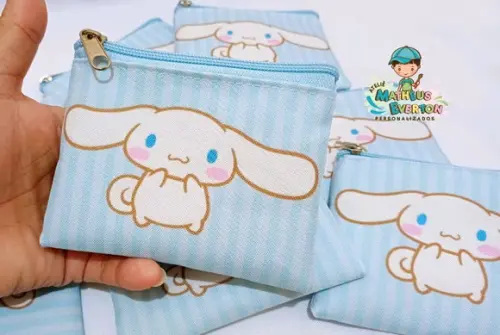 45 Porta Moedas Cinnamoroll Tamanho: 10x12cm