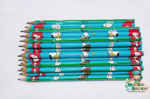 50 Lapis Personalizado Snoopy