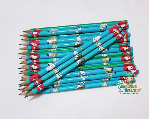 50 Lapis Personalizado Snoopy