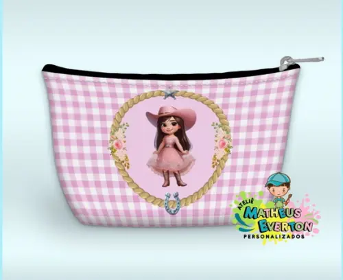 50 Necessaire Personalizada Boiadeira (faço Outros Modelos).