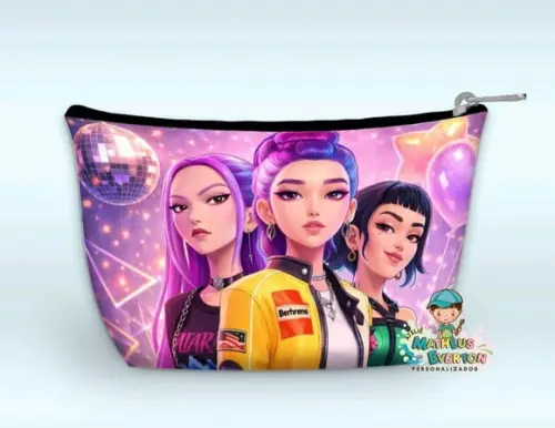 50 Necessaires Personalizada Guerreiras do K-pop