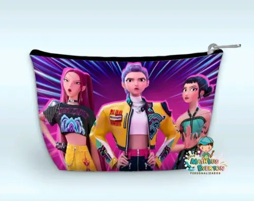 50 Necessaires Personalizada Guerreiras do K-pop