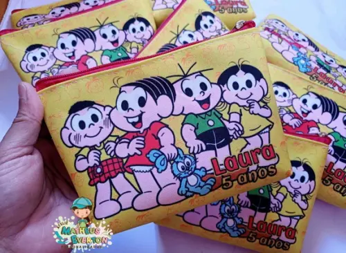 50 Necessaires Personalizada Turma da Mônica