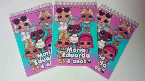 60 Bloquinho Personalizado Lol Surprinse