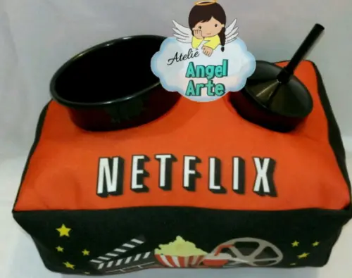 Almofada De Pipoca - Tema Netflix