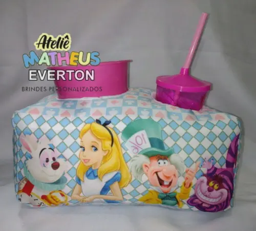 Almofada De Pipoca Alice no País das Maravilhas