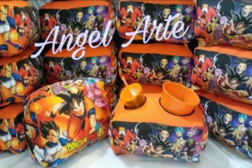 Almofada De Pipoca Kit Cinema Dragon Ball Super