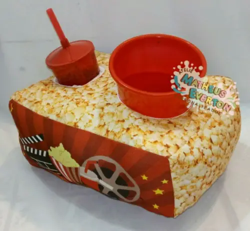 Almofada de Pipoca Personalizada Cinema (faço Outros Temas)