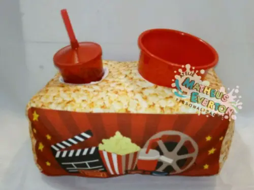 Almofada de Pipoca Personalizada Cinema (faço Outros Temas)