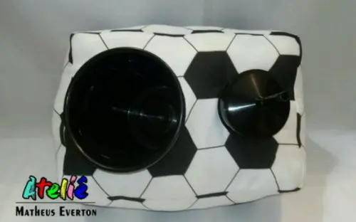 Almofada de Pipoca Personalizada Futebol Faço Outros Temas