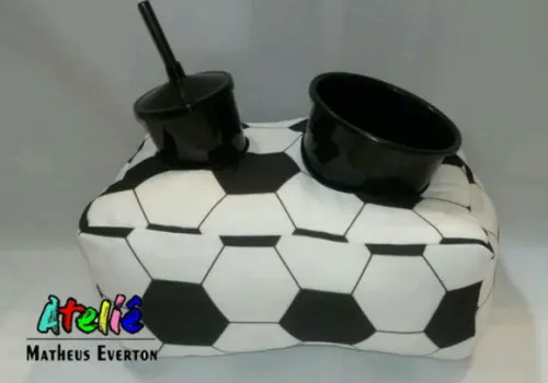 Almofada de Pipoca Personalizada Futebol Faço Outros Temas