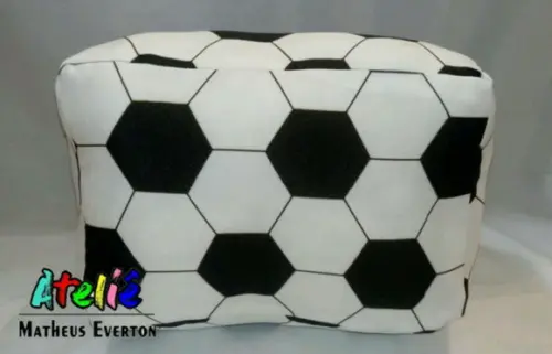 Almofada de Pipoca Personalizada Futebol Faço Outros Temas