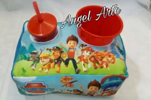 Almofada De Pipoca Personalizado Patrulha Canina