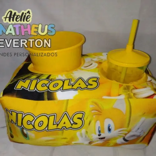 Almofada de Pipoca Tails ( Sonic )