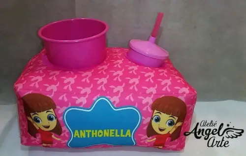 Almofada Porta Pipoca Lucas Neto
