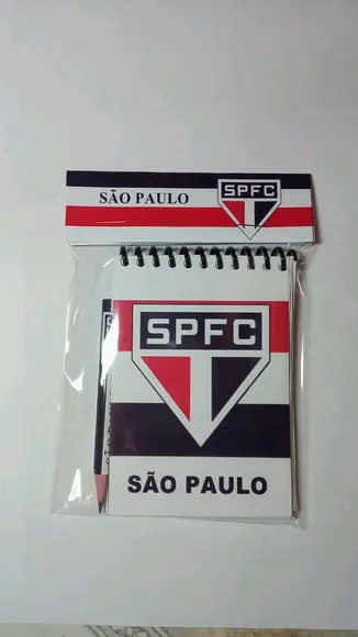 Bloquinho + Mini Lápis São Paulo -ja Vai Embalado