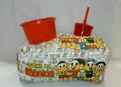 Almofada Porta Pipoca Turma da Mônica