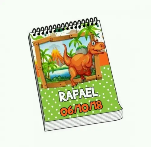 Bloquinho Personalizado Dinosauro
