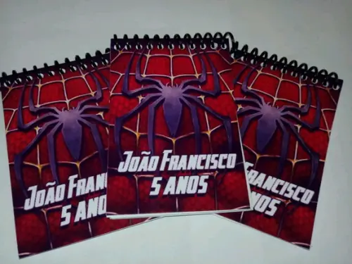 Bloquinho Personalizado Homem Aranha