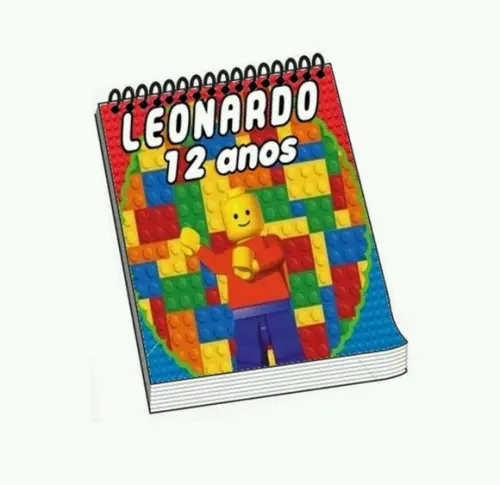 Bloquinho Personalizado Lego