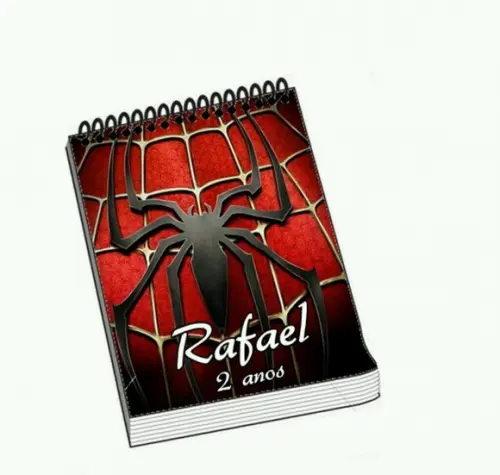 Bloquinho Personalizado Homem Aranha