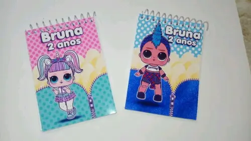 Bloquinho Personalizado Lol Surprise