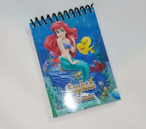 Bloquinho Personalizado Pequena Sereia