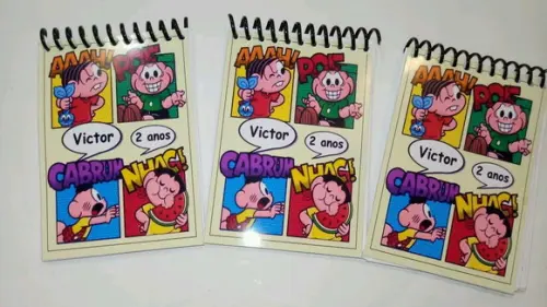 Bloquinho Personalizado Turma Da Mônica
