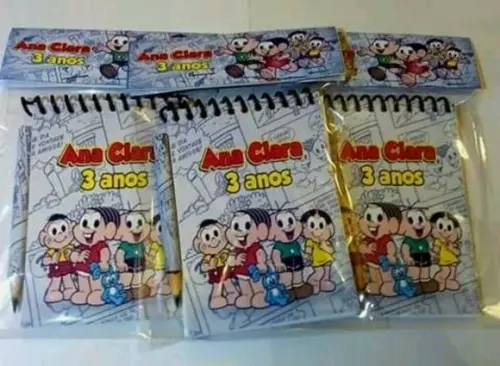 Bloquinho Personalizado Turma da Monica