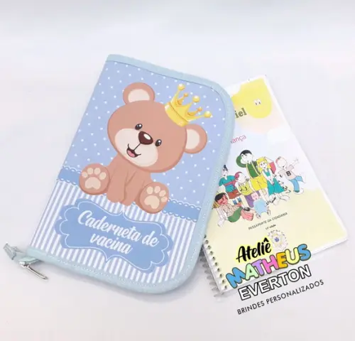 Capa de Caderneta de Vacinação Urso ou Urso